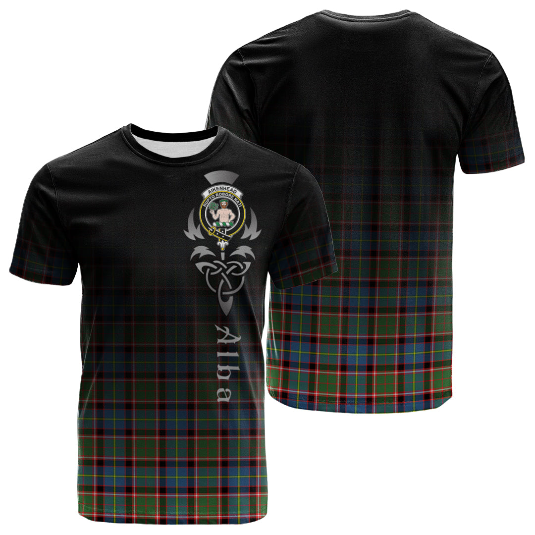 Aikenhead Tartan Crest T-shirt - Alba Celtic Style