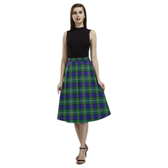 Alexander Tartan Aoede Crepe Skirt