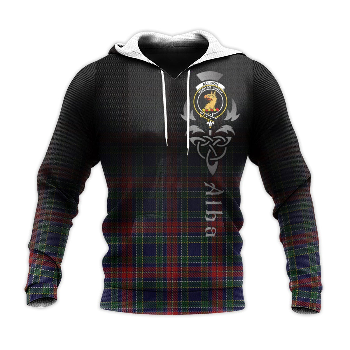 Allison Red Tartan Hoodie - Alba Celtic Style