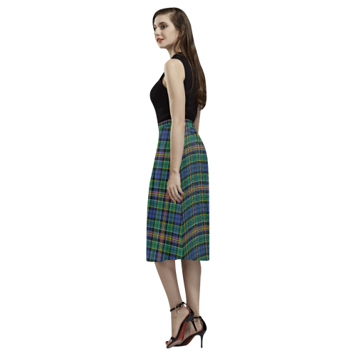 Allison Tartan Aoede Crepe Skirt