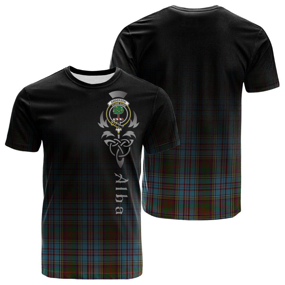 Anderson Tartan Crest T-shirt - Alba Celtic Style