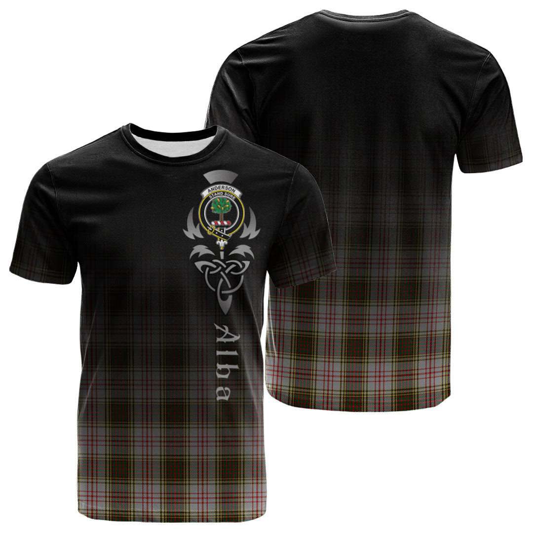 Anderson Dress Tartan Crest T-shirt - Alba Celtic Style