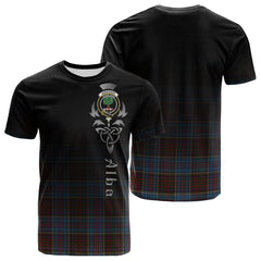 Anderson Highland Society Of London Tartan Crest T-shirt - Alba Celtic Style