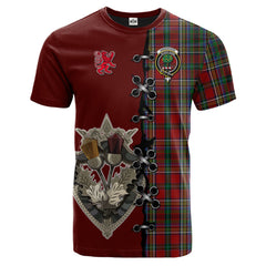 Anderson of Ardbrake Tartan T-shirt - Lion Rampant And Celtic Thistle Style