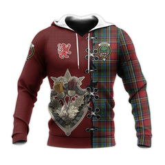 Anderson of Ardbrake Tartan Hoodie - Lion Rampant And Celtic Thistle Style