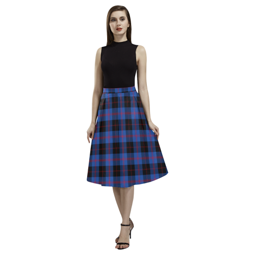 Angus Modern Tartan Aoede Crepe Skirt