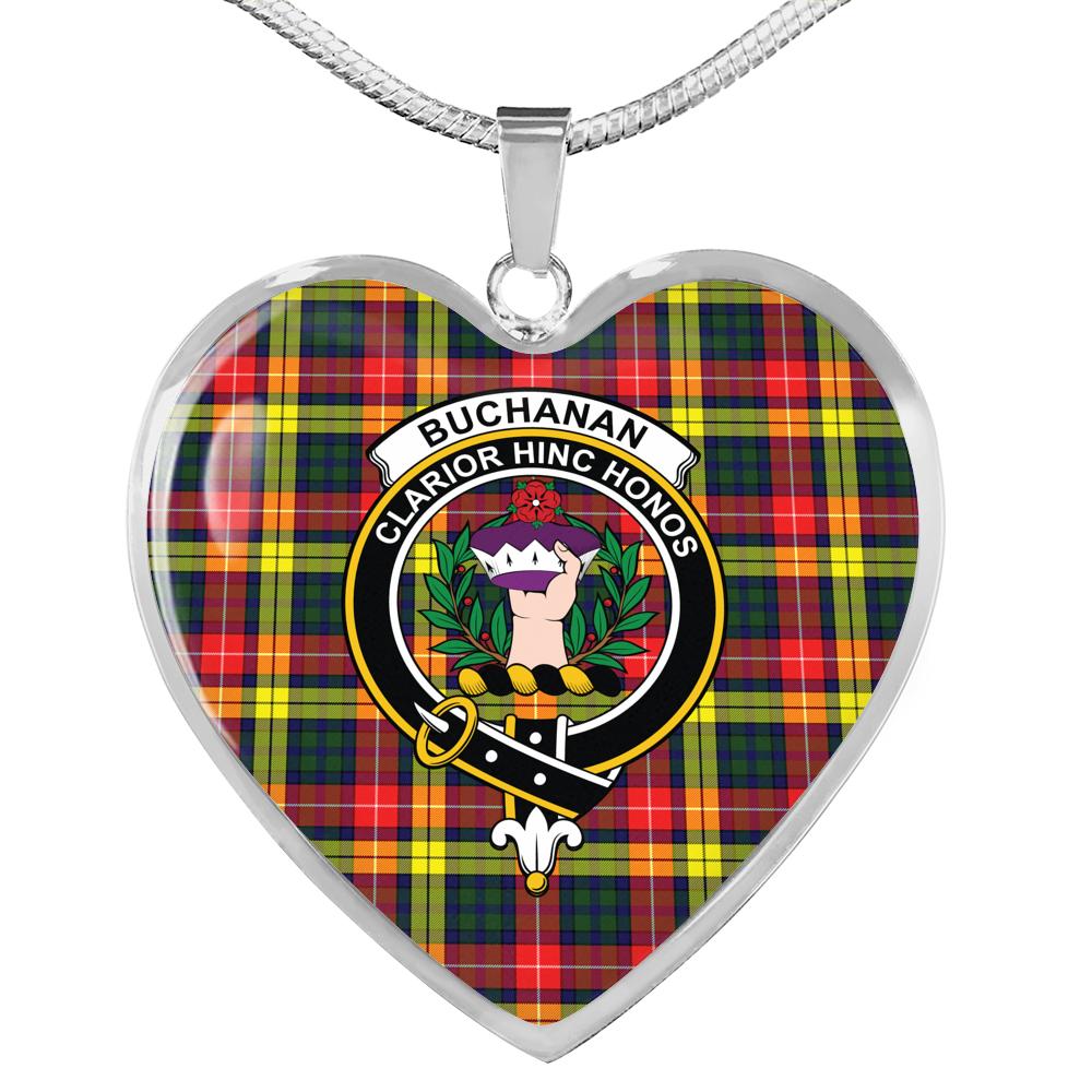 Buchanan Modern Tartan Crest Necklace