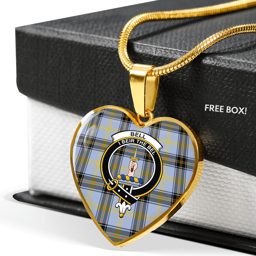 Bell of the Borders Tartan Crest Necklace