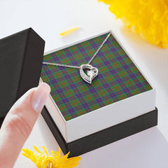 Stewart of Appin Hunting Modern Tartan Necklace - Forever Love Necklace