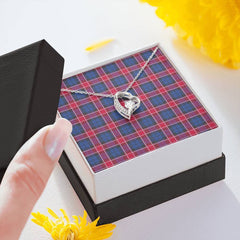Graham of Menteith Red Tartan Necklace - Forever Love Necklace