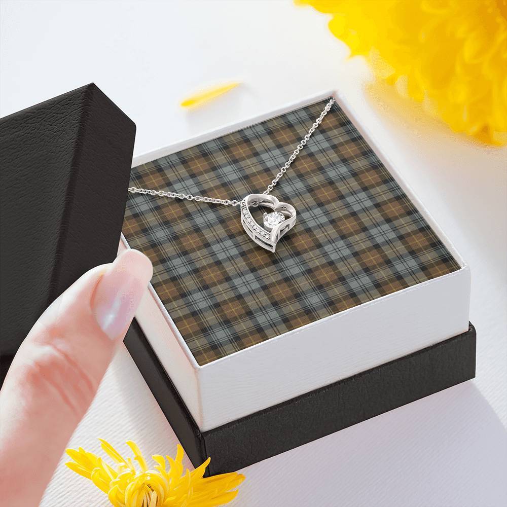 Gordon Weathered Tartan Necklace - Forever Love Necklace