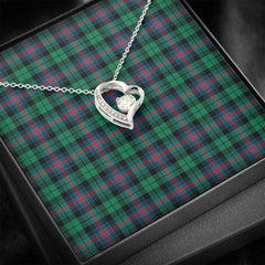 Urquhart Broad Red Ancient Tartan Necklace - Forever Love Necklace