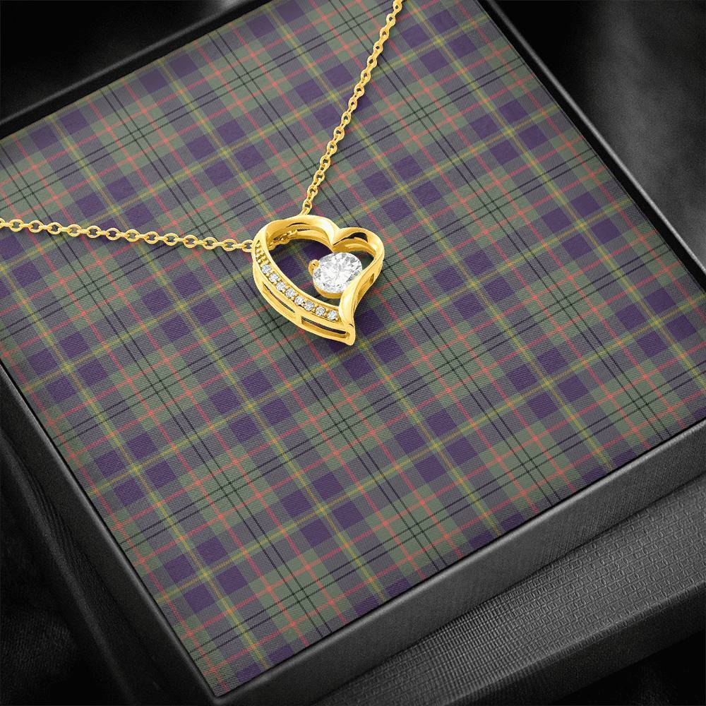Taylor Weathered Tartan Necklace - Forever Love Necklace