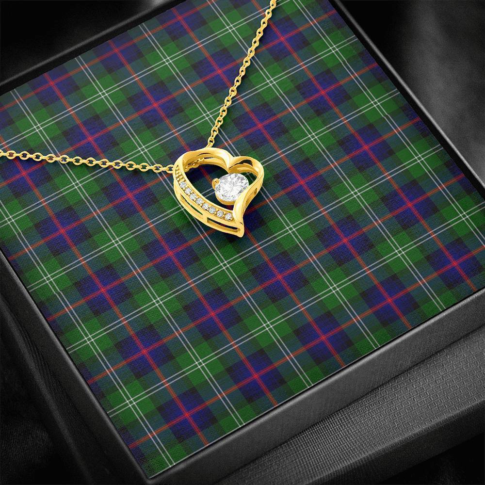 Sutherland Modern Tartan Necklace - Forever Love Necklace