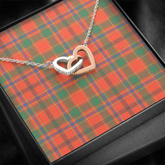 Munro Ancient Tartan Interlocking Hearts Necklace