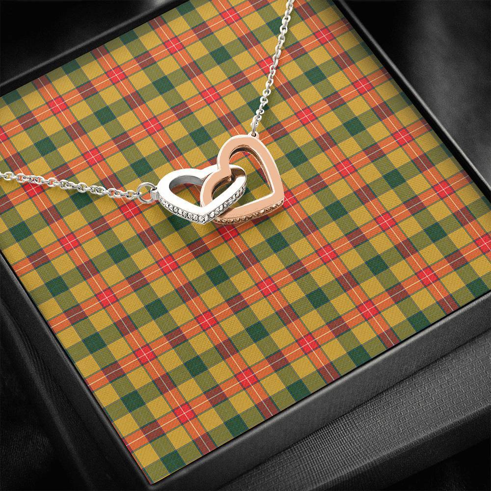 Baxter Tartan Interlocking Hearts Necklace