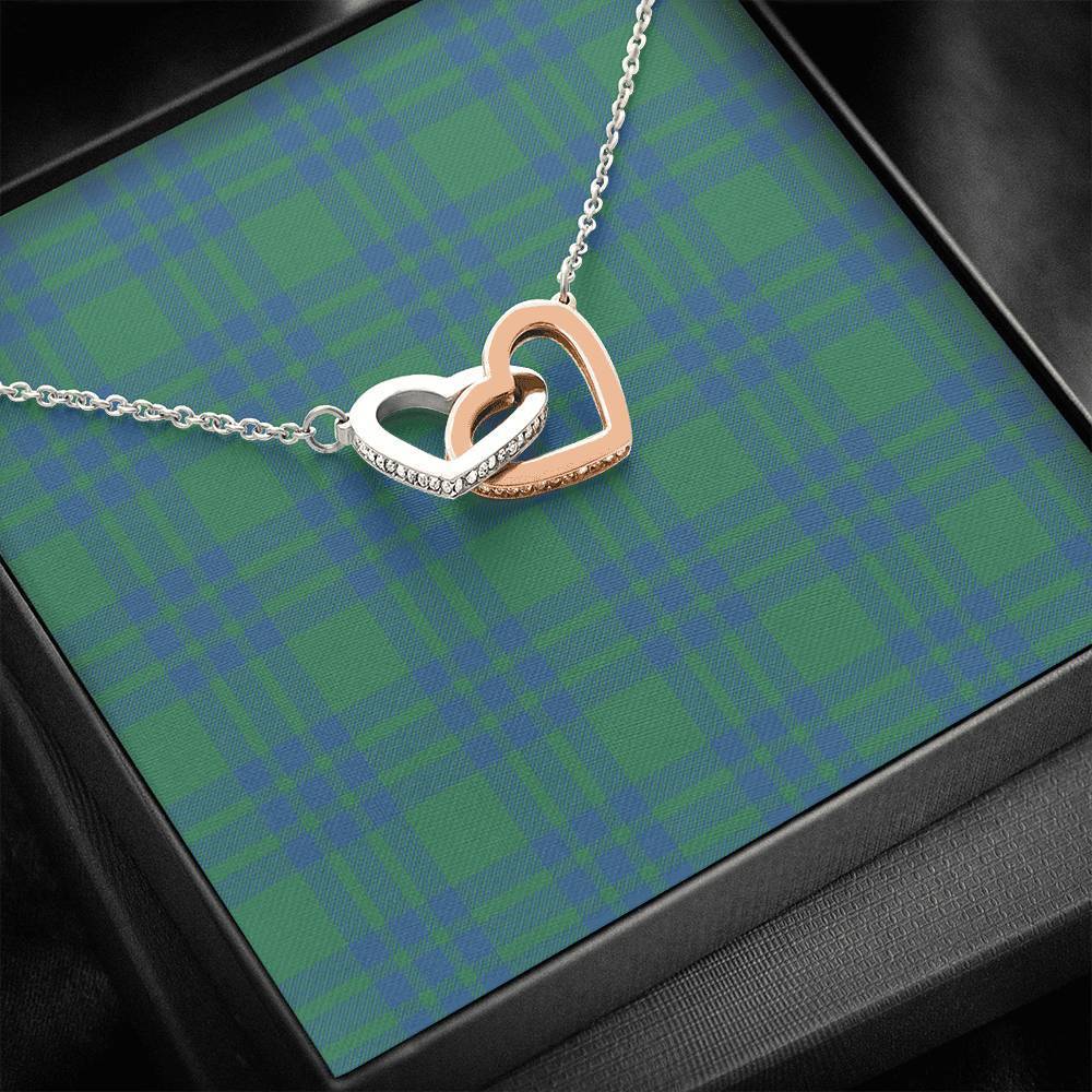 Montgomery Ancient Tartan Interlocking Hearts Necklace