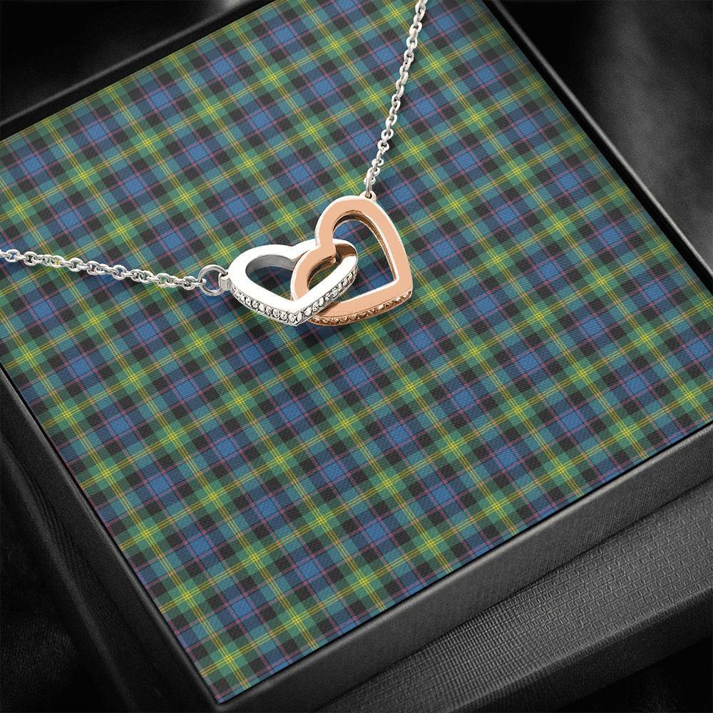 Watson Ancient Tartan Interlocking Hearts Necklace