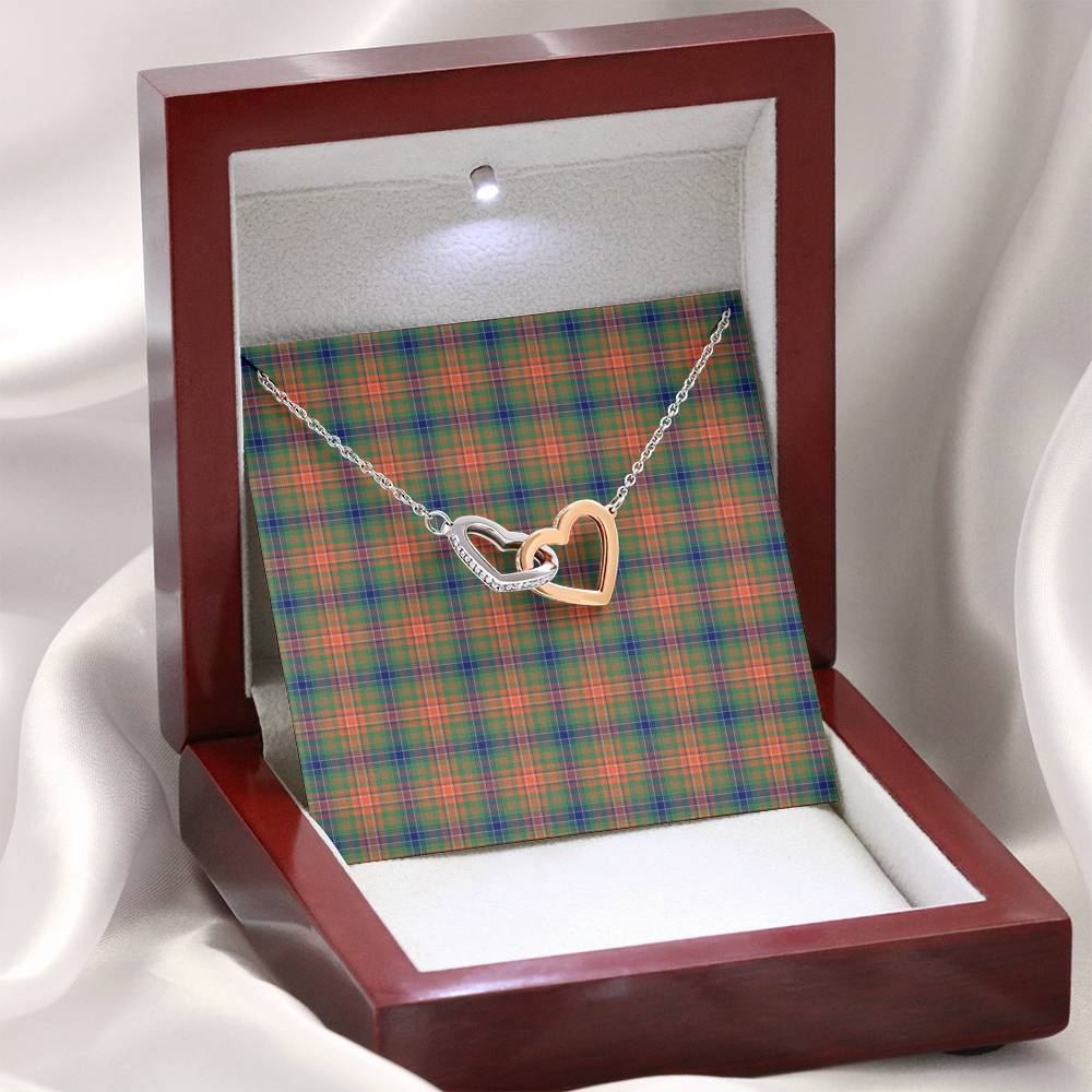 Wilson Ancient Tartan Interlocking Hearts Necklace