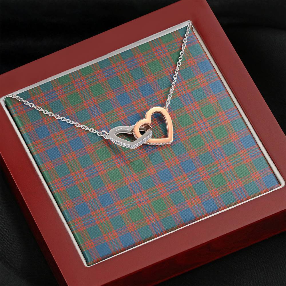 MacIntyre Ancient Tartan Interlocking Hearts Necklace