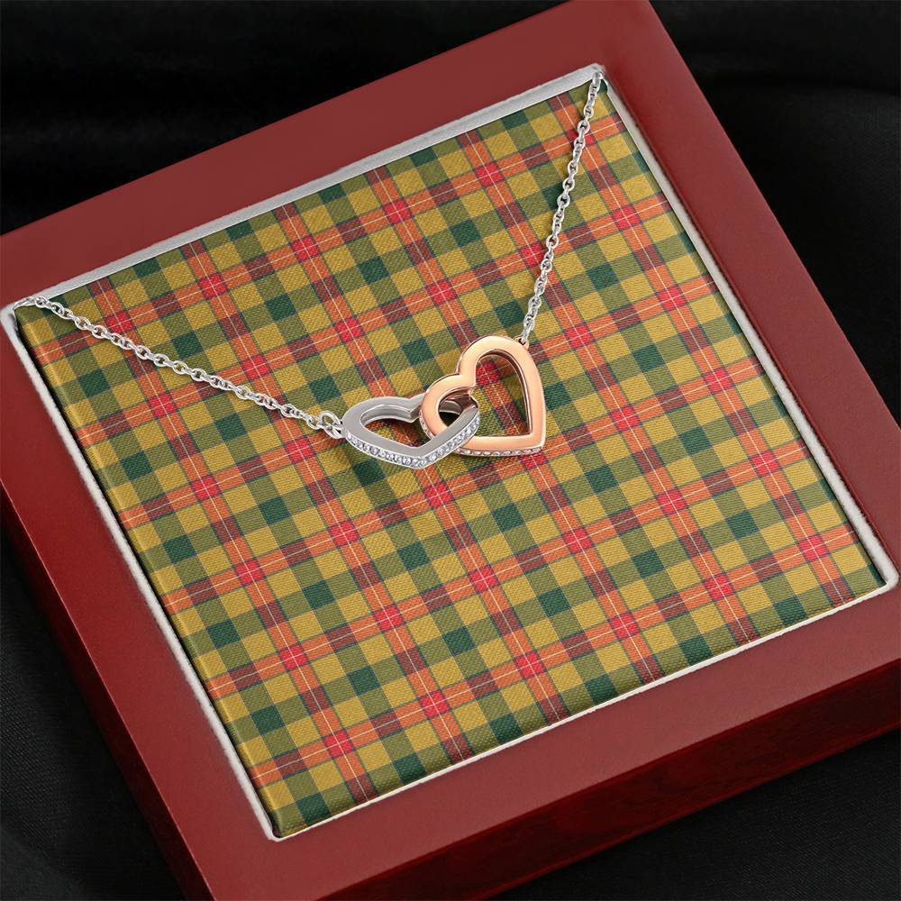 Baxter Tartan Interlocking Hearts Necklace