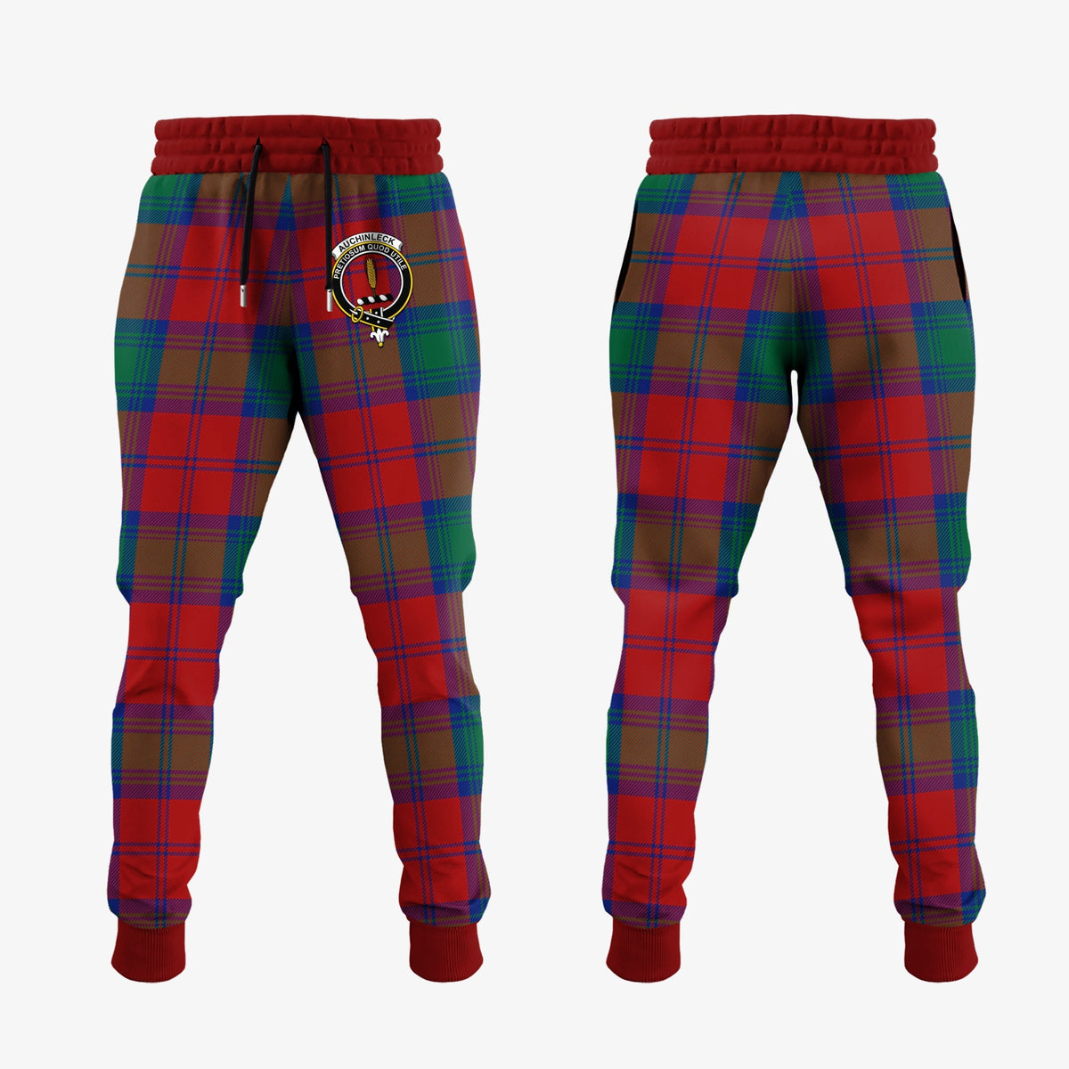 Auchinleck Tartan Crest Jogger Sweatpants