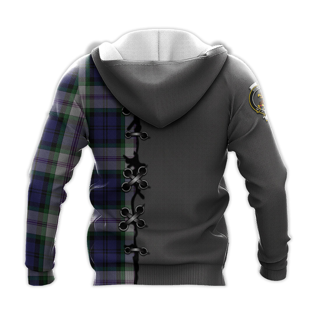 Baird Dress Tartan Hoodie - Lion Rampant And Celtic Thistle Style