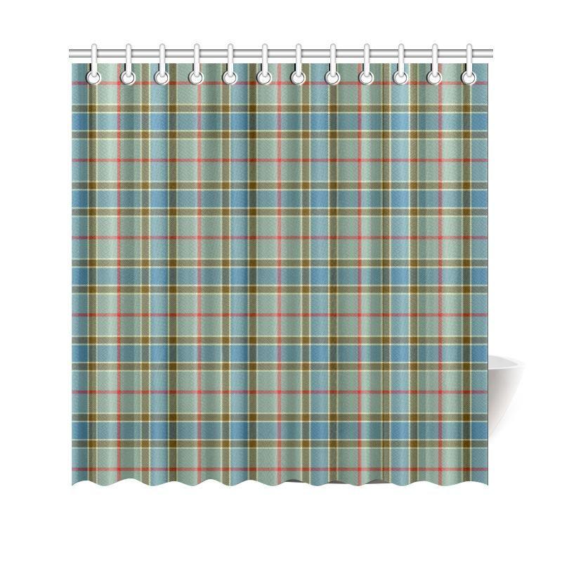 Balfour Blue Tartan Shower Curtain