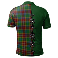 Baxter Tartan Polo Shirt - Lion Rampant And Celtic Thistle Style