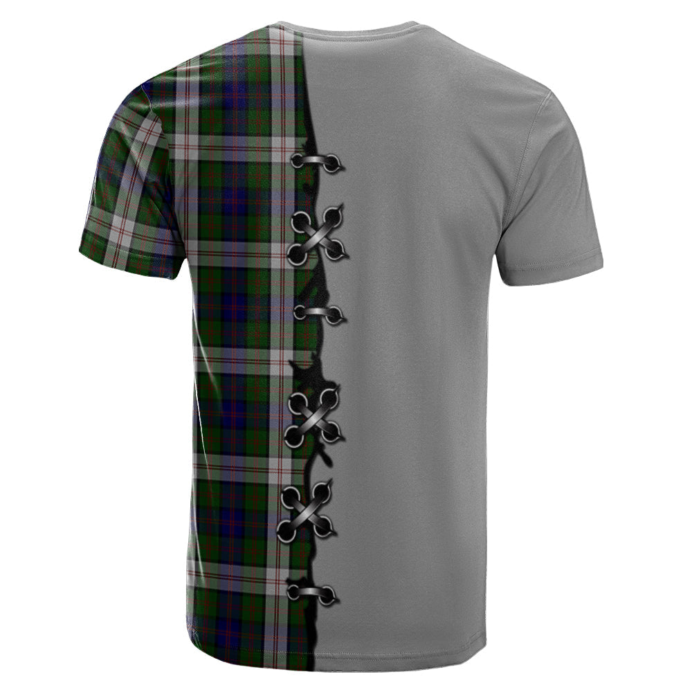 Blair Dress Tartan T-shirt - Lion Rampant And Celtic Thistle Style