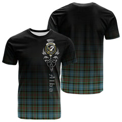 Brisbane Modern Tartan Crest T-shirt - Alba Celtic Style