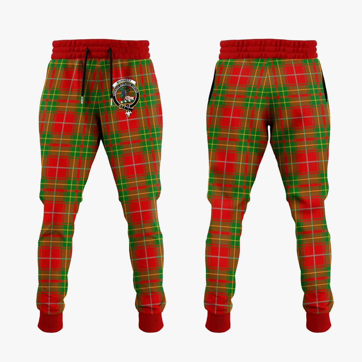 Burnett Ancient Tartan Crest Jogger Sweatpants