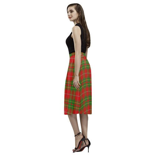 Burnett Ancient Tartan Aoede Crepe Skirt