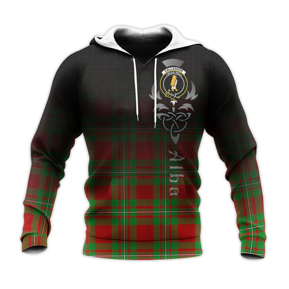 Callander Modern Tartan Hoodie - Alba Celtic Style