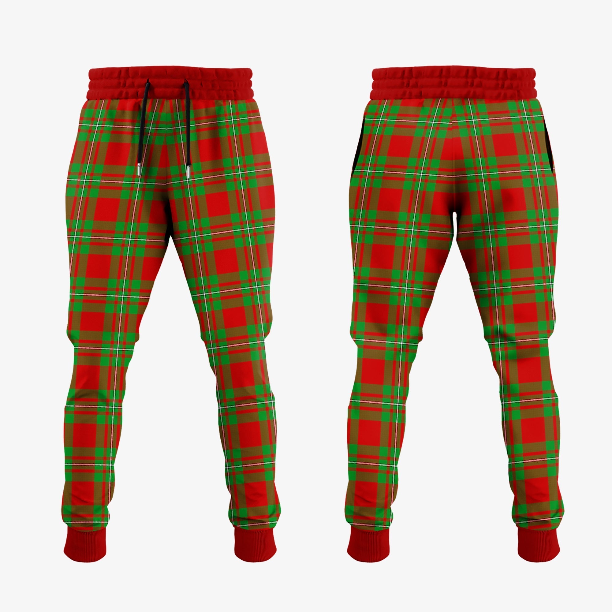 Callander Modern Tartan Crest Jogger Sweatpants