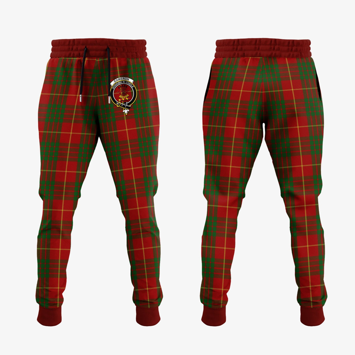 Cameron Tartan Crest Jogger Sweatpants