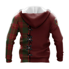 Cameron Tartan Hoodie - Lion Rampant And Celtic Thistle Style