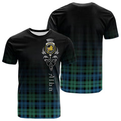 Campbell Ancient 01 Tartan Crest T-shirt - Alba Celtic Style