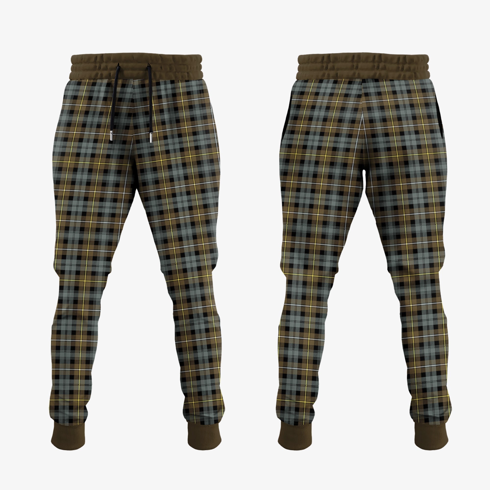 Campbell Argyll Weathered Tartan Crest Jogger Sweatpants
