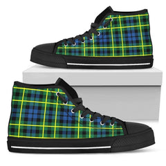 Campbell Of Breadalbane Family Tartan High Top Shoes
