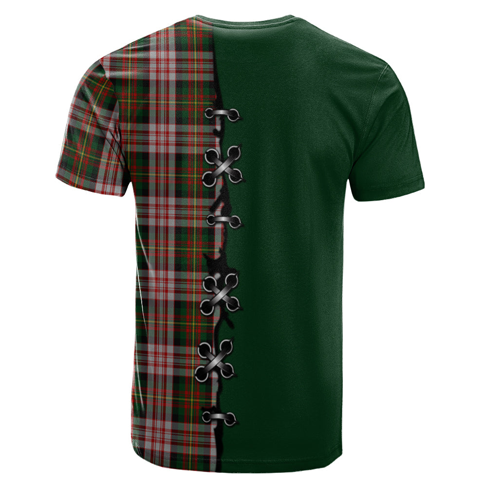 Carnegie Dress Tartan T-shirt - Lion Rampant And Celtic Thistle Style