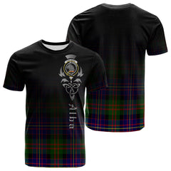 Chalmers Modern Tartan Crest T-shirt - Alba Celtic Style