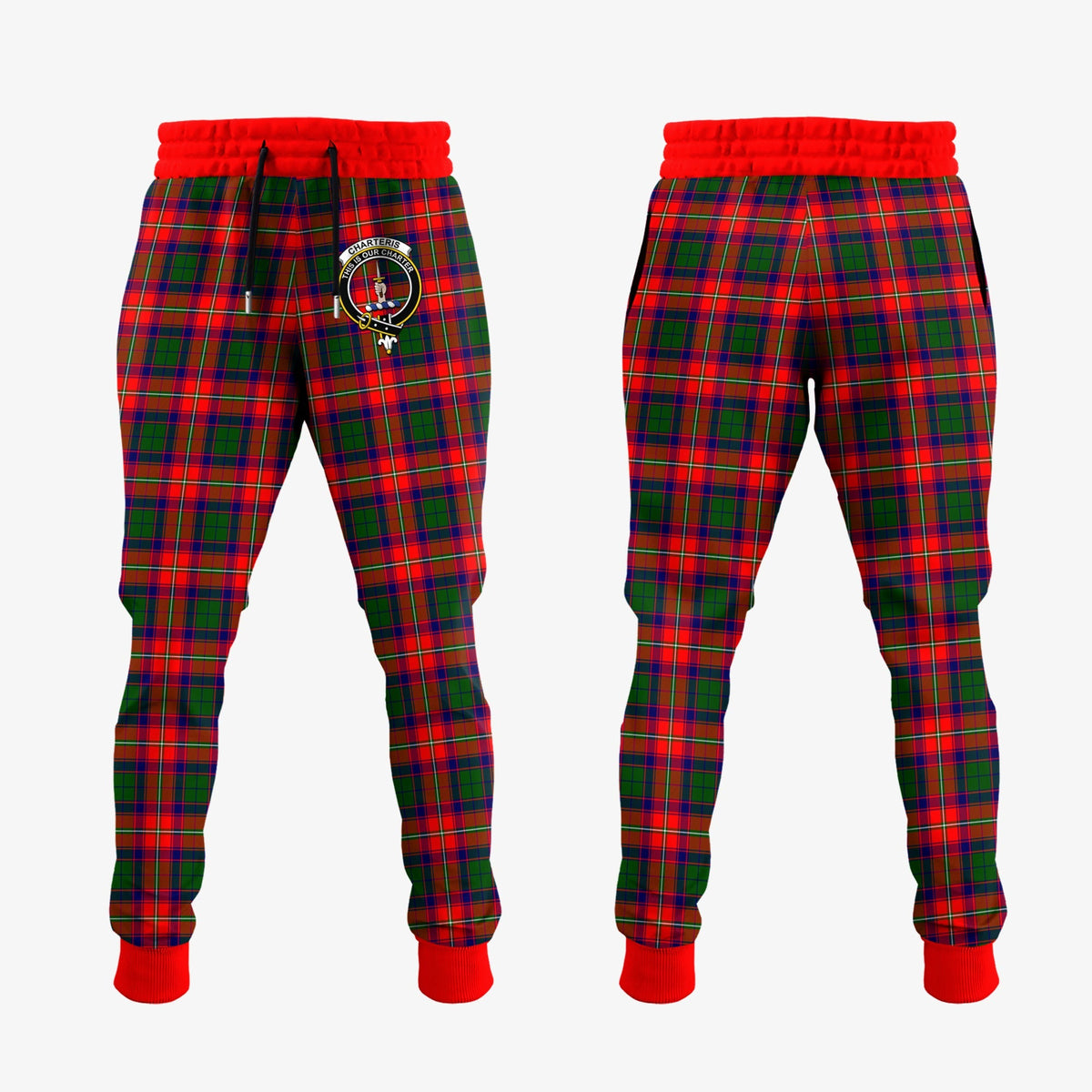 Charteris Tartan Crest Jogger Sweatpants