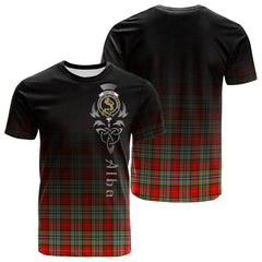 Chattan Tartan Crest T-shirt - Alba Celtic Style