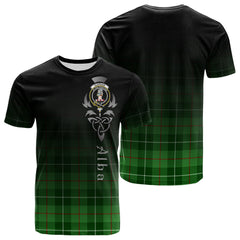 Clephan Tartan Crest T-shirt - Alba Celtic Style