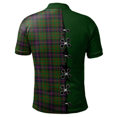 Cochrane Tartan Polo Shirt - Lion Rampant And Celtic Thistle Style