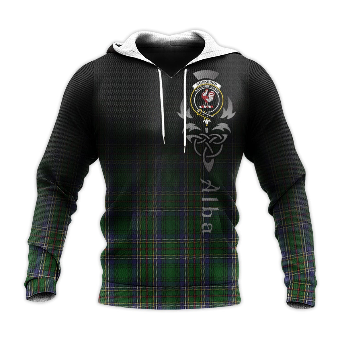 Cockburn Tartan Hoodie - Alba Celtic Style