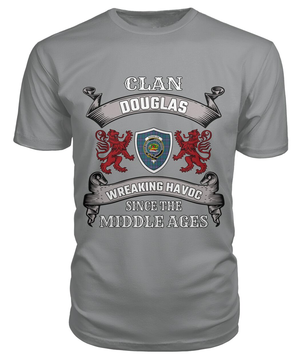 Douglas Family Tartan - 2D T-shirt