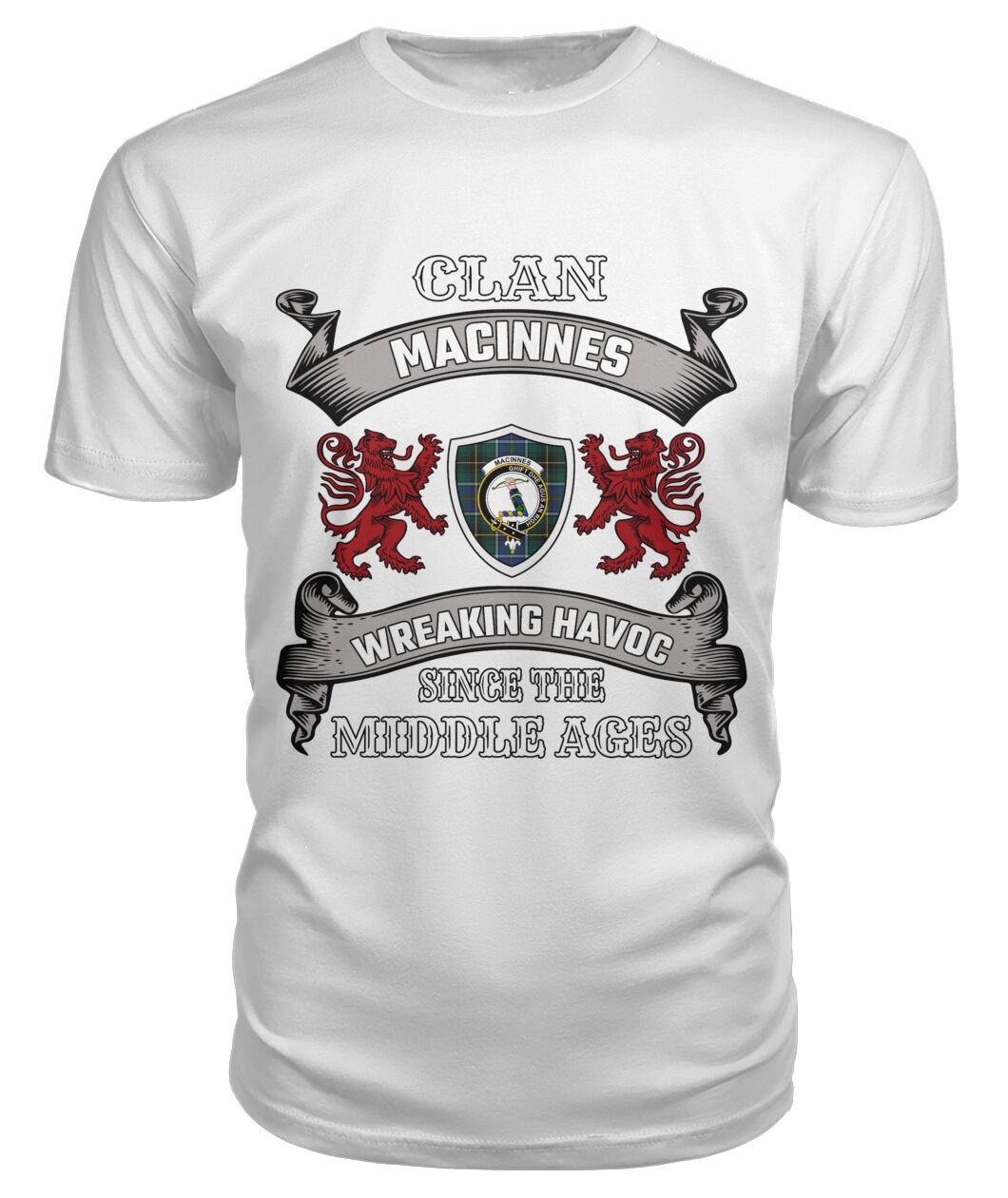 MacInnes Family Tartan - 2D T-shirt
