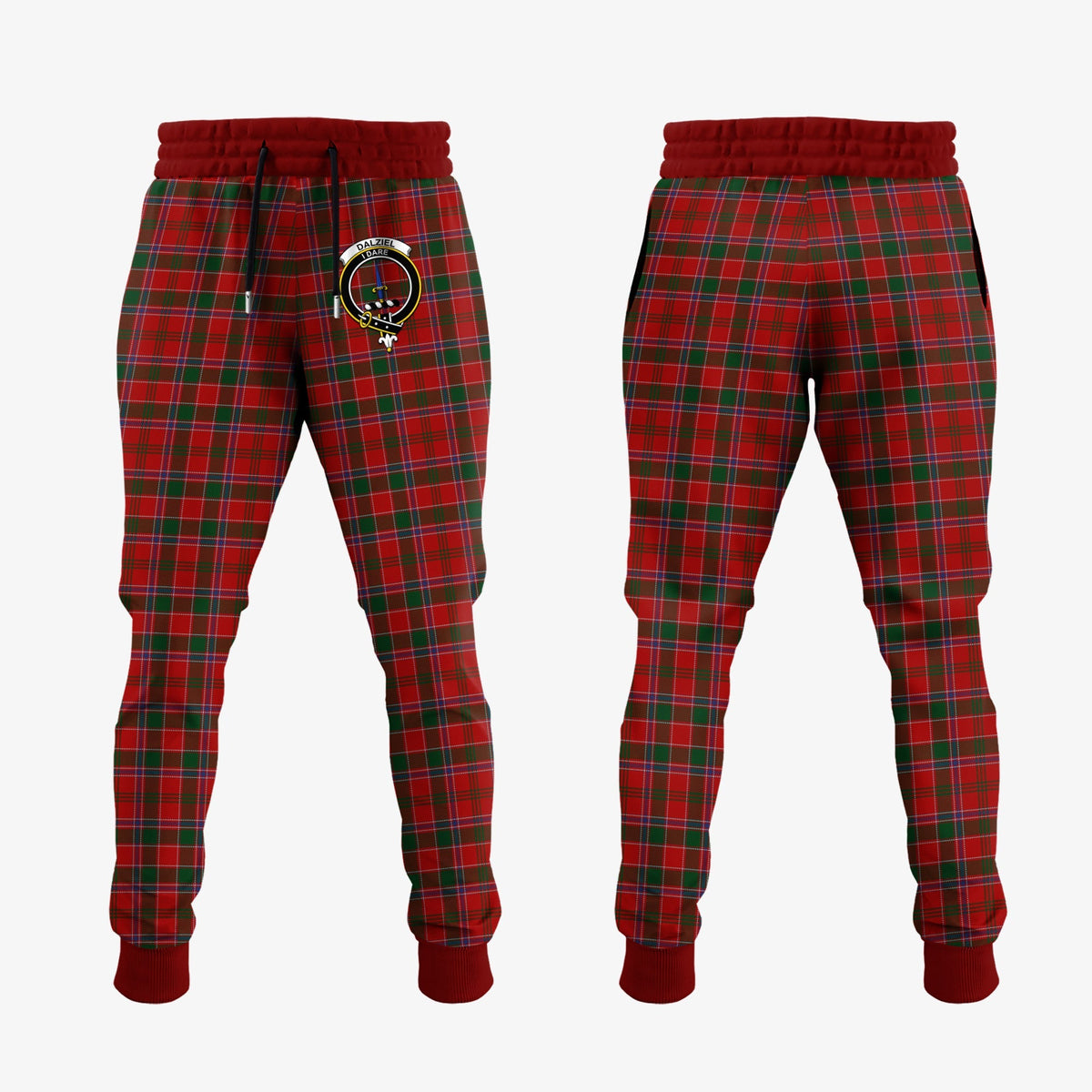 Dalziel Tartan Crest Jogger Sweatpants